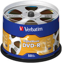 Verbatim DVD-R 16X Digital 50pk Spindle