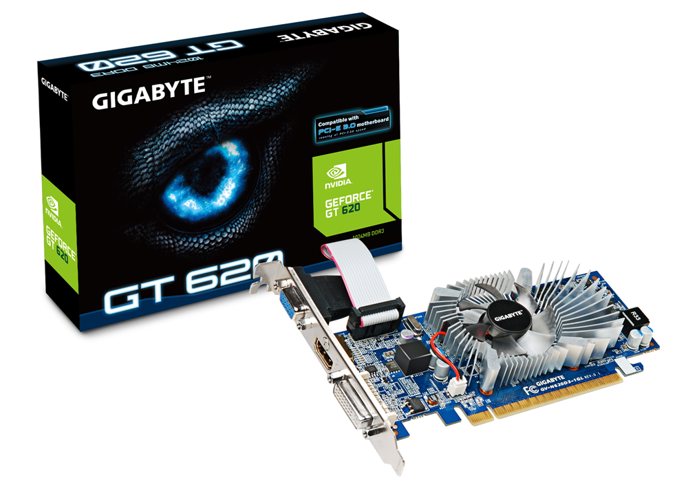 Gigabyte Nvidia GV-N620D3-1Gl - 1GB DDR3 64-Bit