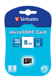 Verbatim micro SDHC 8GB Class 4