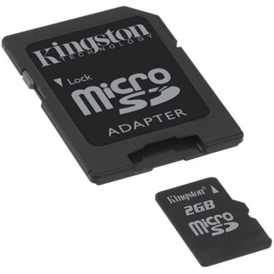 Kingston MicroSD Card 2GB (with Adapter)