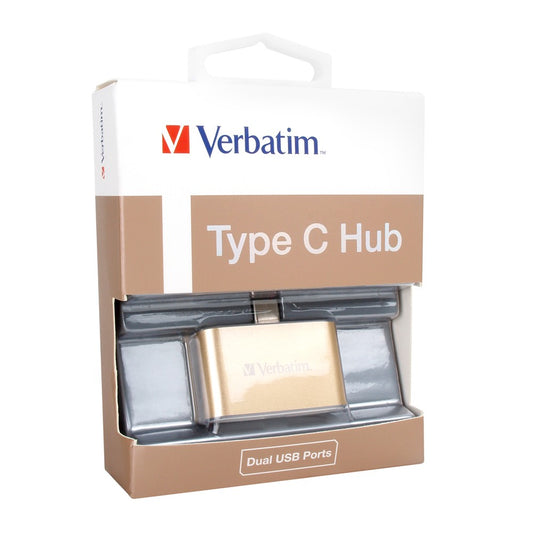Buy Verbatim 65290 USB-C 3.1 Dual Port USB Hub from Vmart in Pakistan