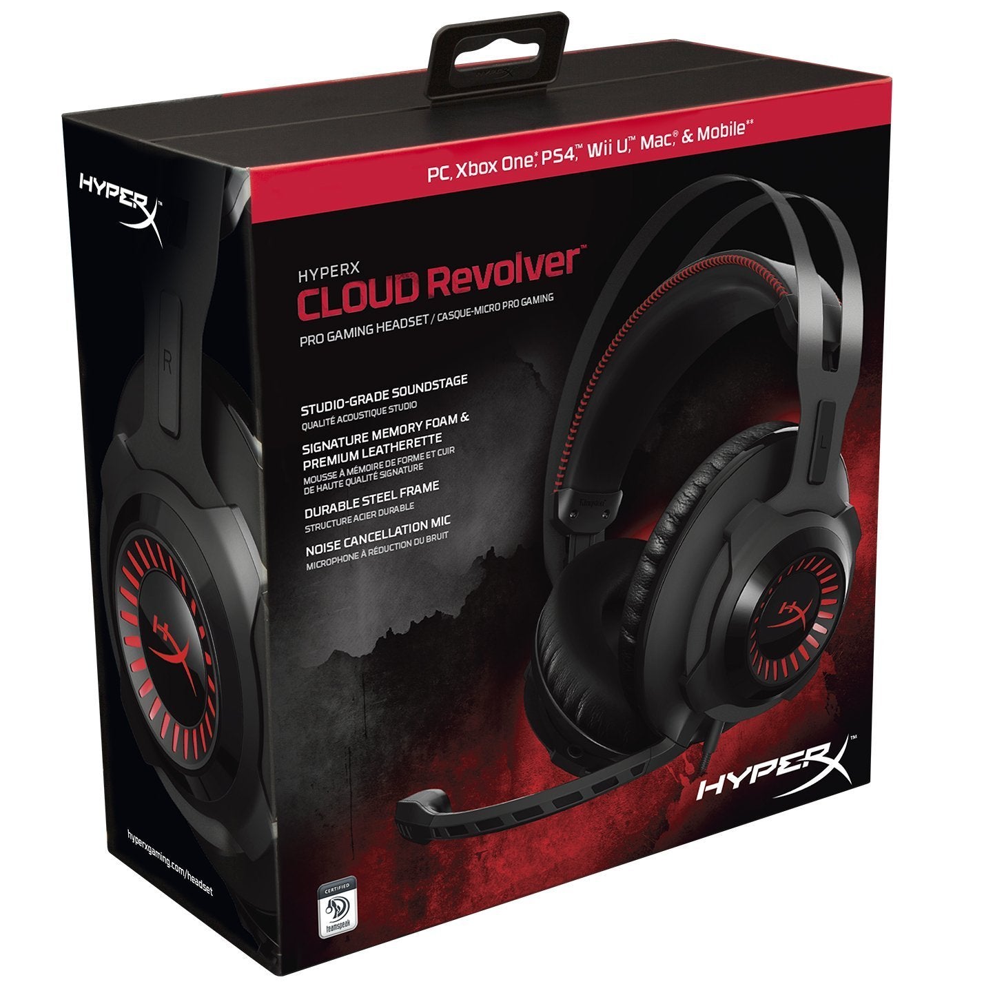 HyperX Cloud Revolver Gaming Headset for PC/PS4 - Black