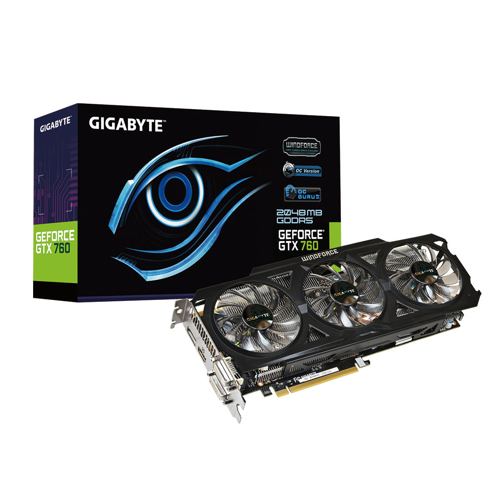 Gigabyte Nvidia GV-N760OC-2GD - 2GB GDDR5