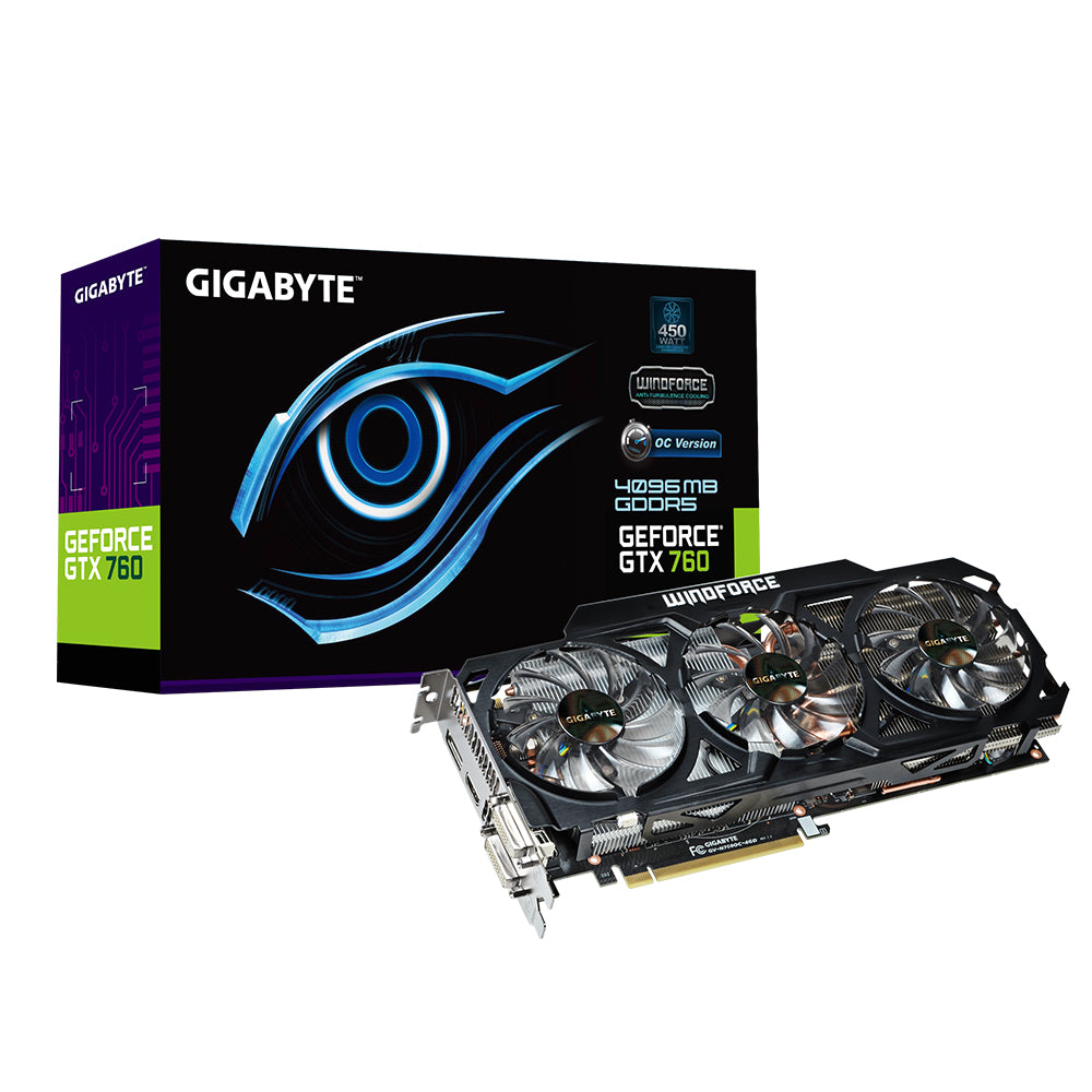 Gigabyte Nvidia GV-N760OC-4GD - 4GB GDDR5