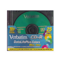 Verbatim CD-R Color Slimcase 10pk