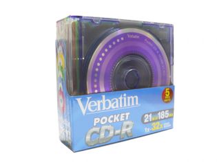 Buy Verbatim Mini CD-R 32X Color 5pk from Vmart in Pakistan