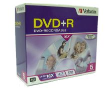 Buy Verbatim DVD+R 16X Jewel Case 5pk from Vmart in Pakistan