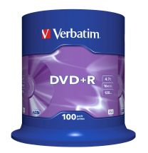 Verbatim DVD+R 16X 100pk Spindle