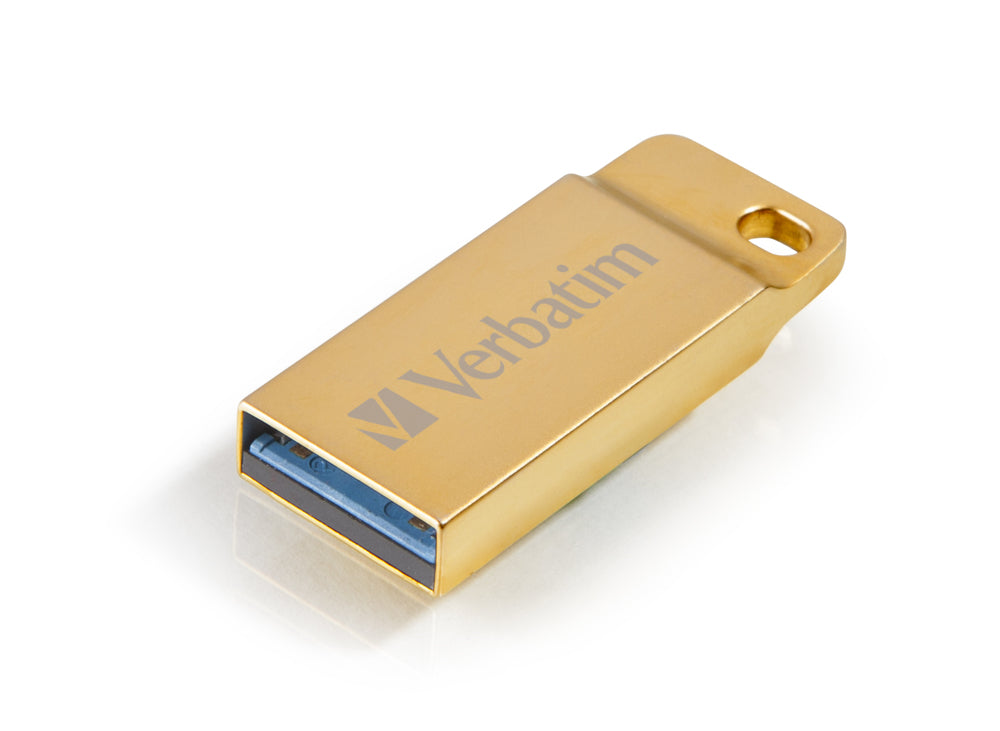 Verbatim Metal Executive USB 3.0 Flash Drive 32GB - Gold