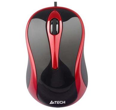 Buy A4Tech Optical Mouse N-350 (Black/Red) from Vmart in Pakistan