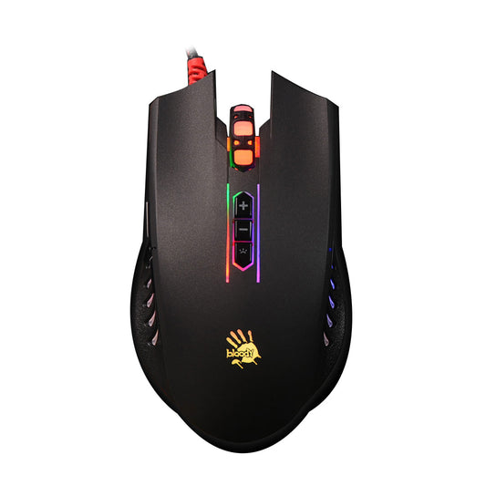 Buy A4tech Q81 Bloody Metal Feet Neon X-Glide Gaming Mouse from Vmart in Pakistan