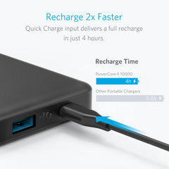 Buy Anker PowerCore II Slim 10000mAh - Black from Vmart in Pakistan