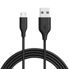 Anker PowerLine Micro USB Cable 6ft - Black