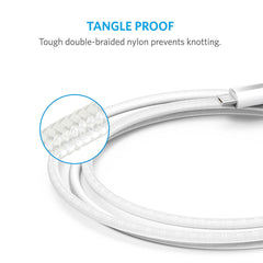 Buy Anker PowerLine+ Micro USB Cable 6ft - White from Vmart in Pakistan
