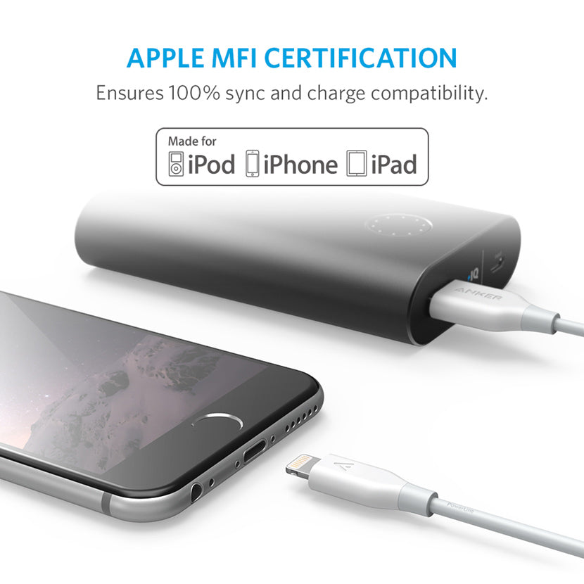 Buy Anker PowerLine Lightning (3ft / 0.9m) from Vmart in Pakistan