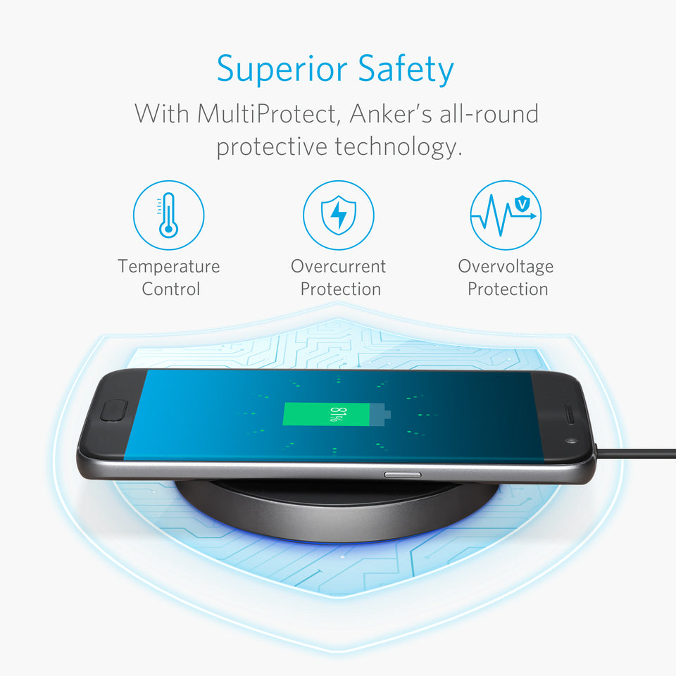 Buy Anker PowerPort Wireless 10 - Black from Vmart in Pakistan