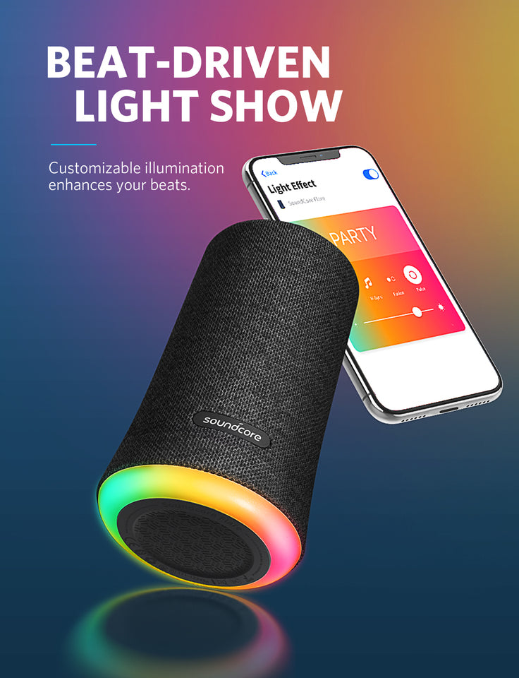 Buy Anker Soundcore Flare Waterproof Portable Bluetooth Speaker from Vmart in Pakistan
