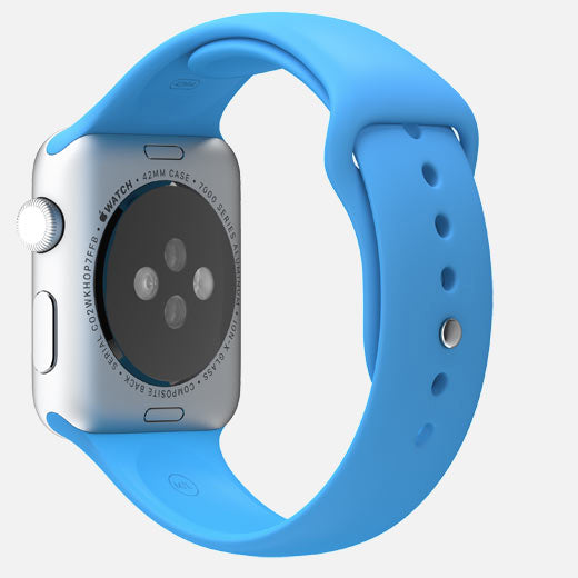 Buy Apple Watch Sport Silver Aluminium Case 38mm (Blue Sport Band) from Vmart in Pakistan