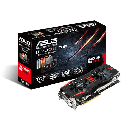 Asus AMD Radeon R9280-DC2T-3GD5