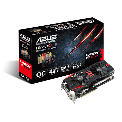 Asus AMD Radeon R9290X-DC2OC-4GD5