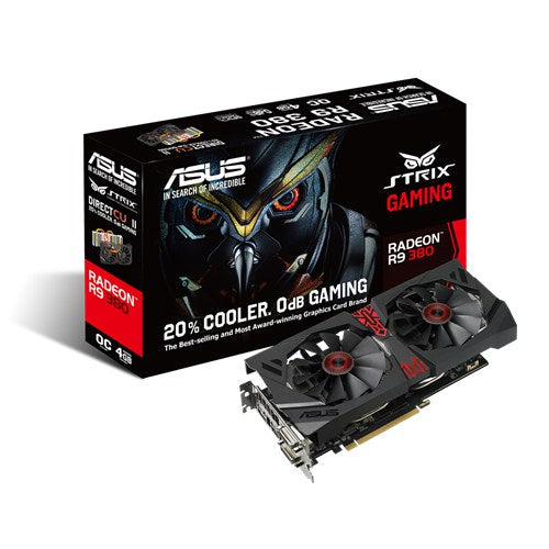 Asus AMD Radeon STRIX-R9380-DC2OC-4GD5-GAMING