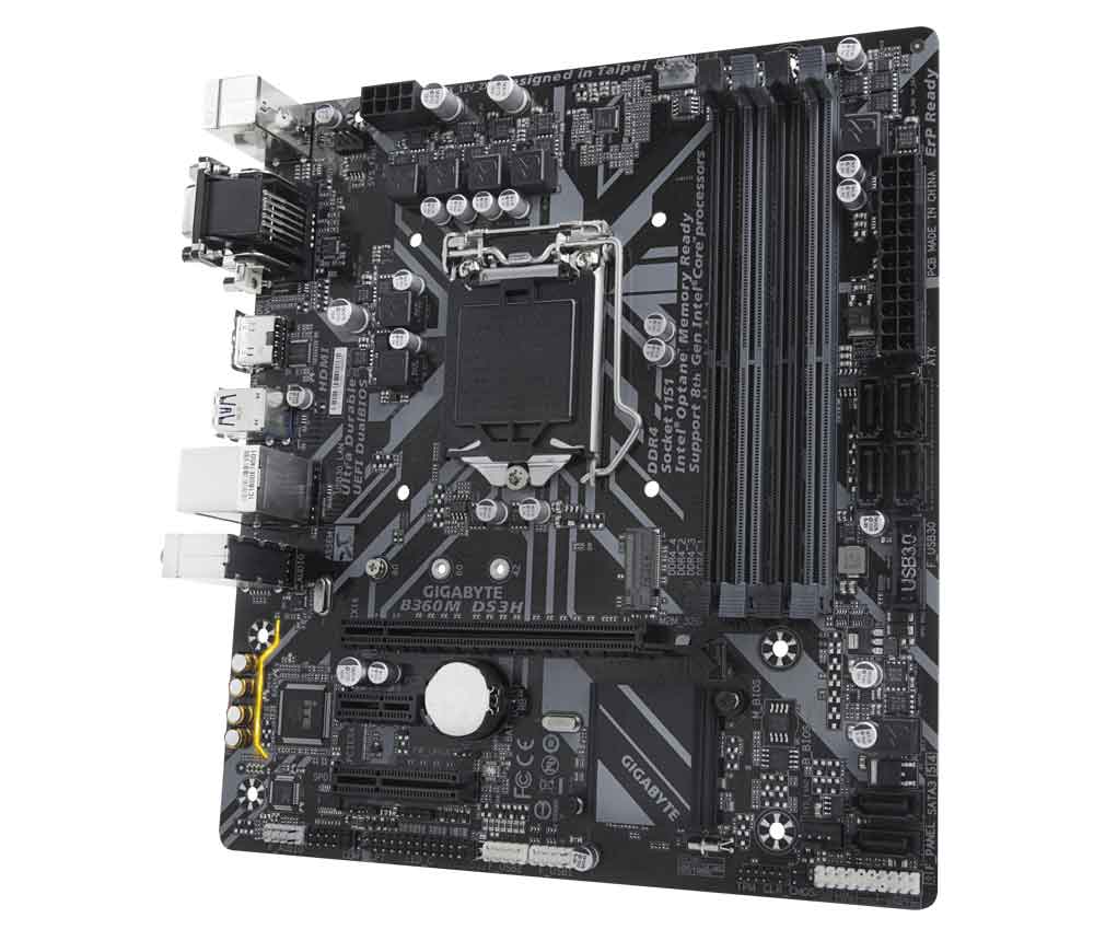 Gigabyte B360M DS3H Intel B360 Ultra Durable Motherboard