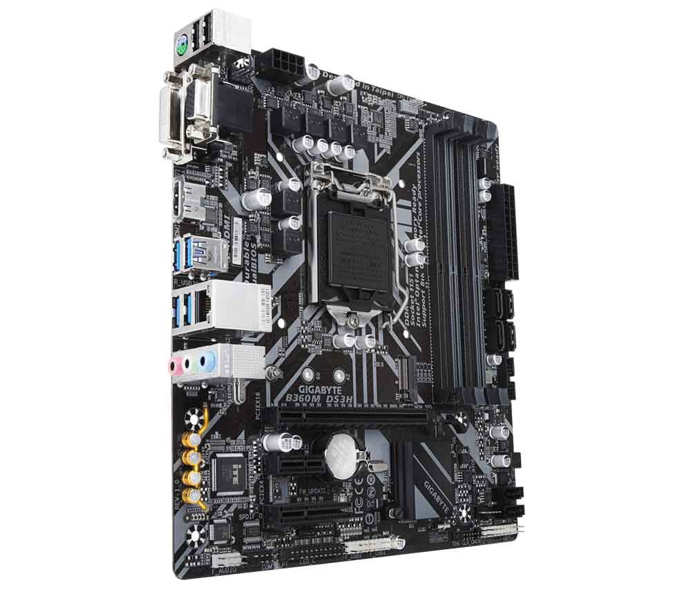 Gigabyte B360M DS3H Intel B360 Ultra Durable Motherboard