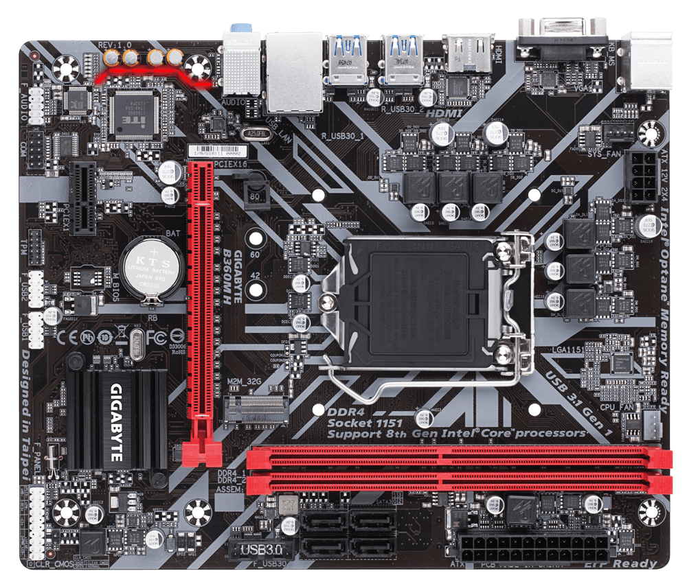 Gigabyte B360M H Intel B360 Ultra Durable Motherboard