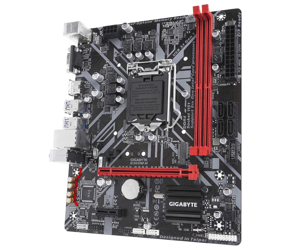 Gigabyte B360M H Intel B360 Ultra Durable Motherboard