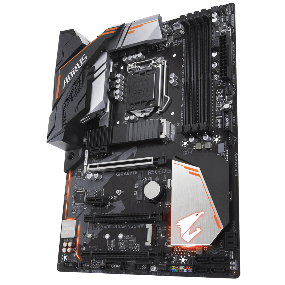 Gigabyte B360 AORUS Gaming 3 WiFi Intel B360 Ultra Durable Motherboard