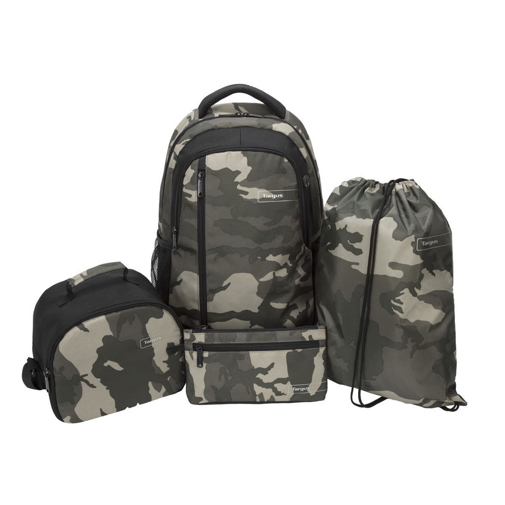 Targus 15.6" Sport Bundle (Green Camo) - Bundle Option