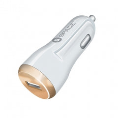 Space Adaptive Fast 2.4A Car Charger Single Port CC-170 - White