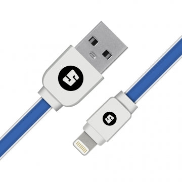 Space ChargeSync Lightning Cable 100cm - Blue