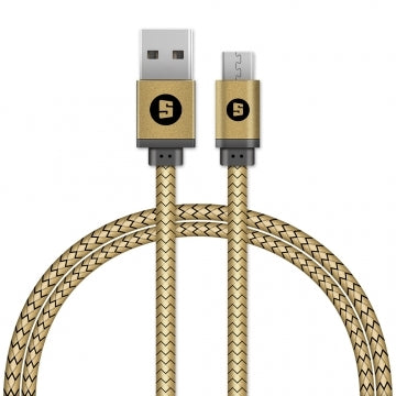 Space Micro-USB to USB 100cm 2.4A Cable