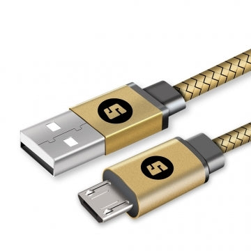 Space Micro-USB to USB 100cm 2.4A Cable