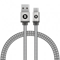 Space Micro-USB to USB 100cm 2.4A Cable