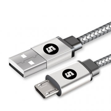 Space Micro-USB to USB 100cm 2.4A Cable