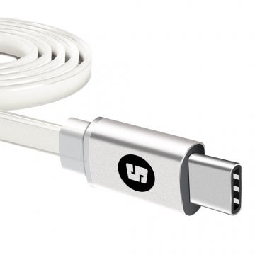 Space Micro-USB to USB 100cm Jelly Cable - Silver