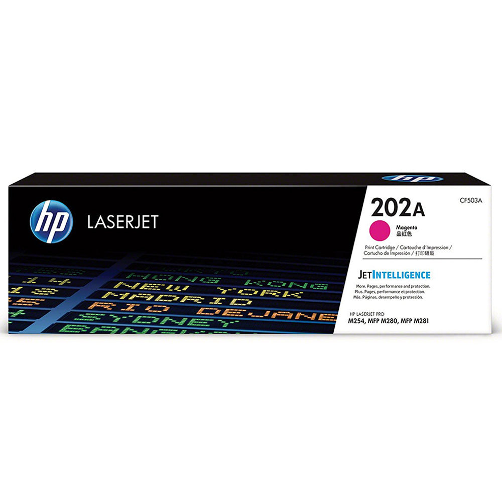 HP 202A Magenta LaserJet Toner Cartridge