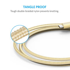 Buy Anker PowerLine+ Micro USB Cable 6ft - Golden from Vmart in Pakistan