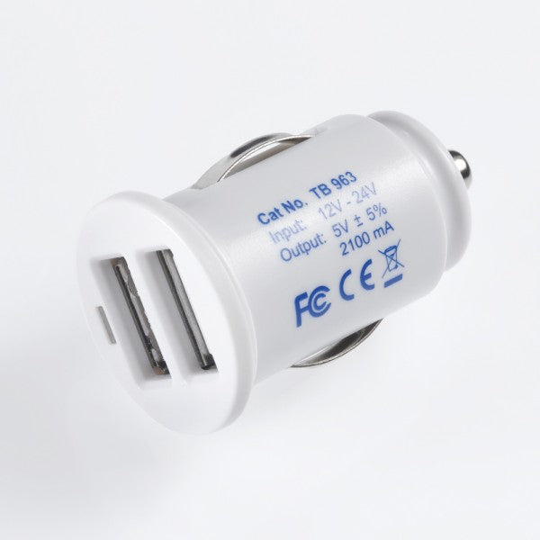 Travel Blue Car Charger-2.1 Amps Dual USB