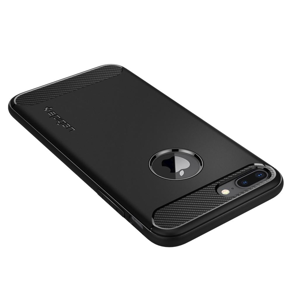 Buy Spigen Apple iPhone 7 Plus & 8 Plus Case Rugged Armor - Black from Vmart in Pakistan
