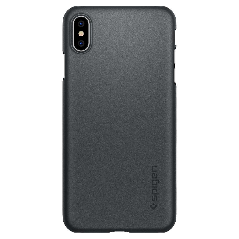 Spigen iPhone XS Max Case Thin Fit - Graphite Grey