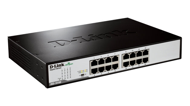 D-Link DGS-1016D 16-Port Gigabit Unmanaged Desktop Switch