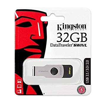 Kingston DataTraveler Swivl DTSWIVL 3.0 USB Flash Drive - 32GB