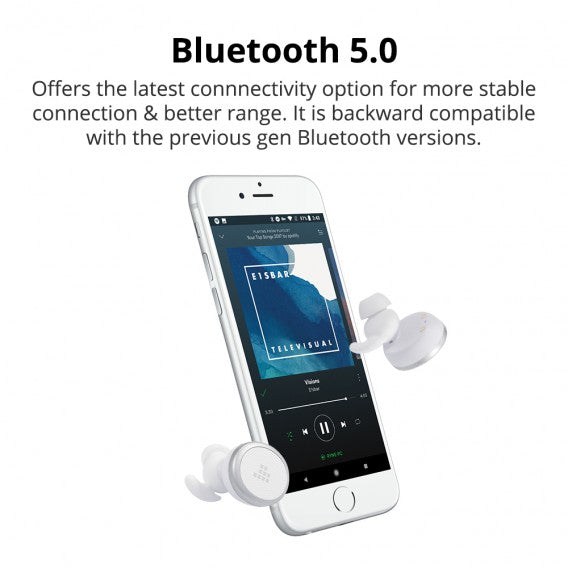 Buy Tronsmart Encore Spunky Buds True Wireless Bluetooth Headphones - White from Vmart in Pakistan