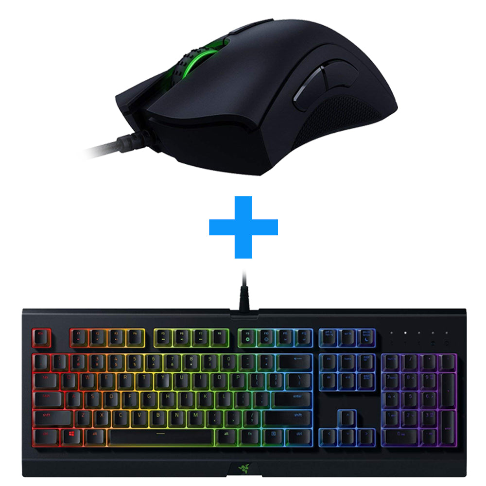 Razer Gaming Bundle (Razer Deathadder Elite Mouse + Razer Cynosa Chroma Keyboard)