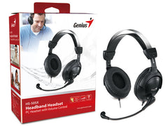 Genius HS-M505X Big earcup PC headset with volume control