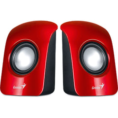 Genius SP-U115 Stereo USB Powered Speakers (Red)