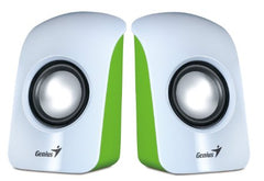 Genius SP-U115 Stereo USB Powered Speakers (White)